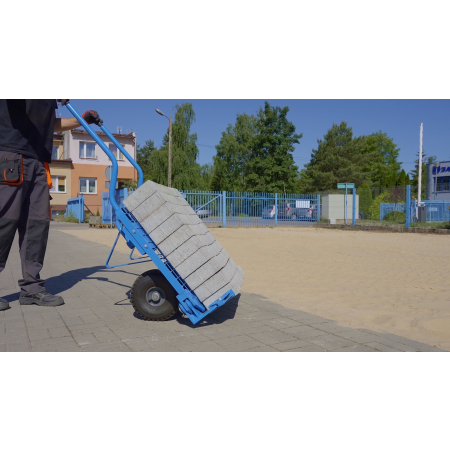 Wózek Brukarski Jazon KRAB800 – do transportu kostki brukowej i materiałów na budowie